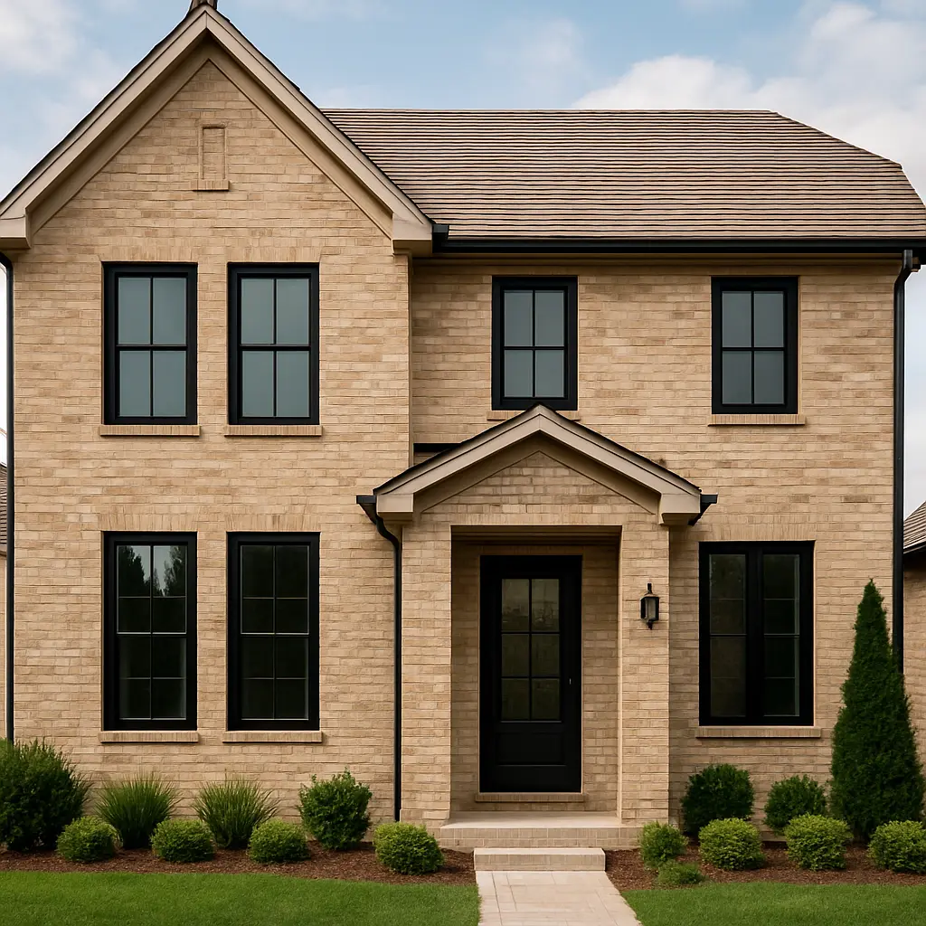 Beige and Neutral Brick Warm and Inviting
