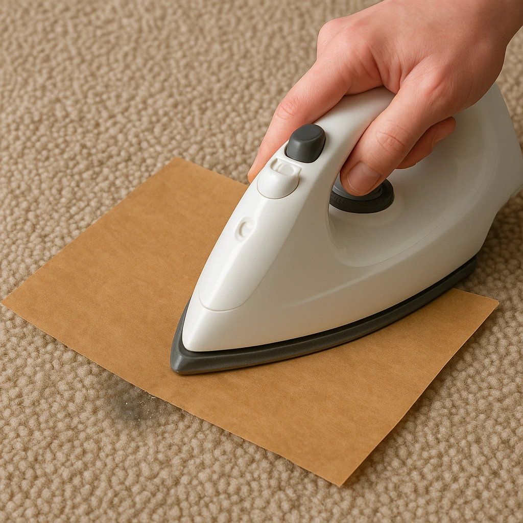 Heat to Lift Residual Wax