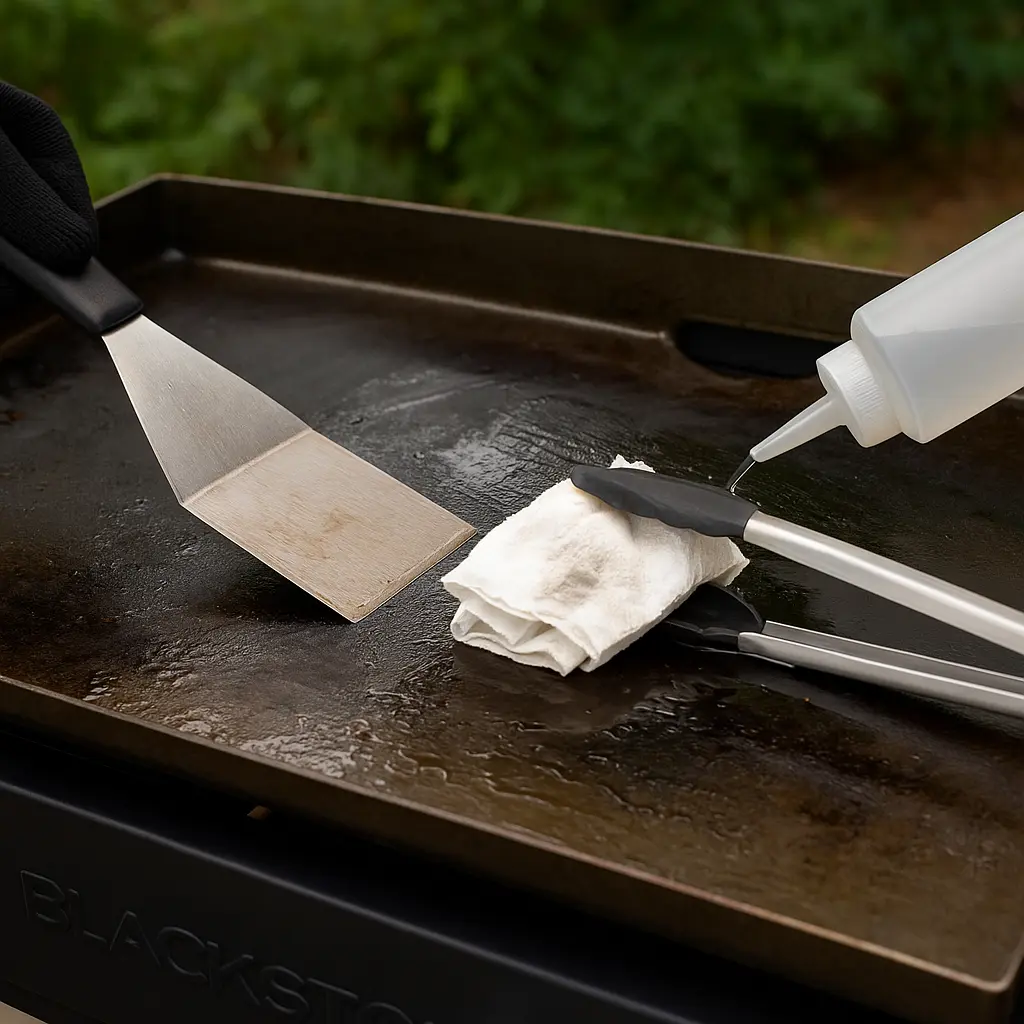 How to Clean a Blackstone Griddle After Cooking