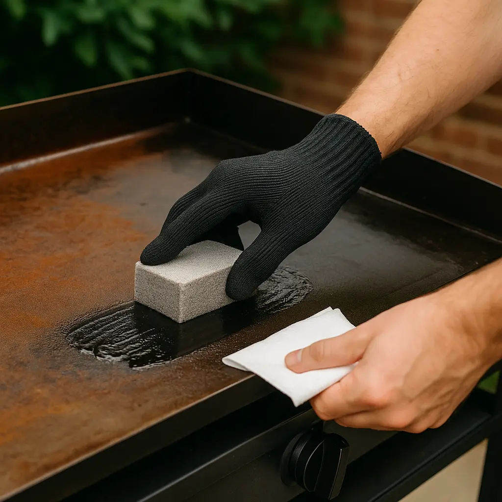 How to Clean a Blackstone Griddle After Winter or Heavy Use