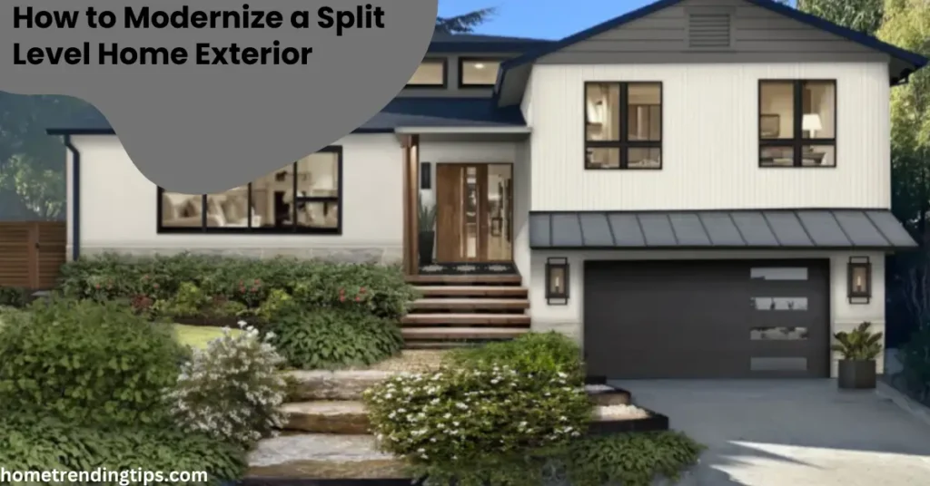 How to Modernize a Split-Level Home Exterior