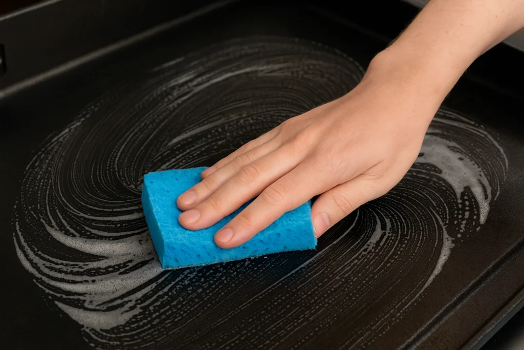 Scrub the Entire Surface Thoroughly
